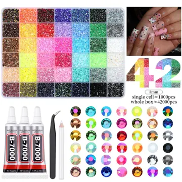 Nail art rhinestone kits