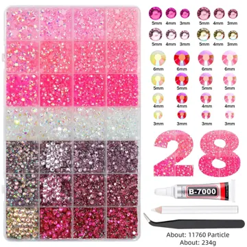 Assortment 28 · Pink multi-size palette